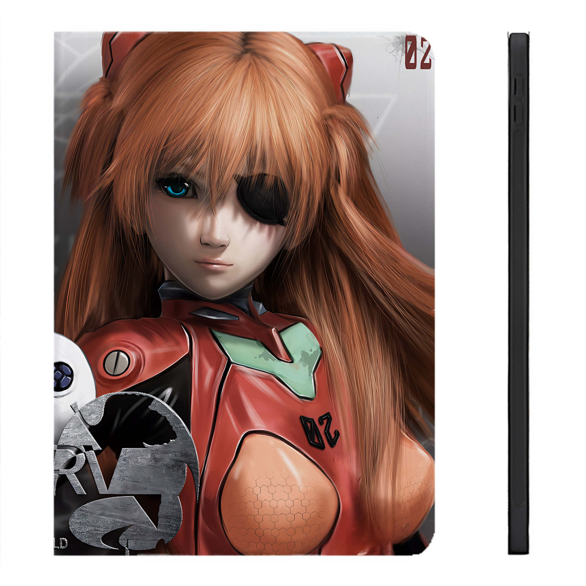 （画像用） EVA 新世紀エヴァンゲリオン IPadケース ペンホルダー付き ブックスタイルデザイン